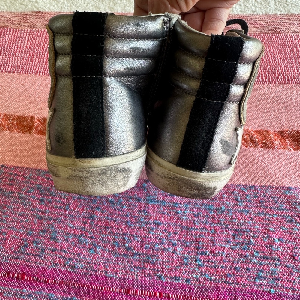 Golden Goose Slide High-Top Sneakers size 36 (fit like a size 7) - Authentic - Picture 3 of 5